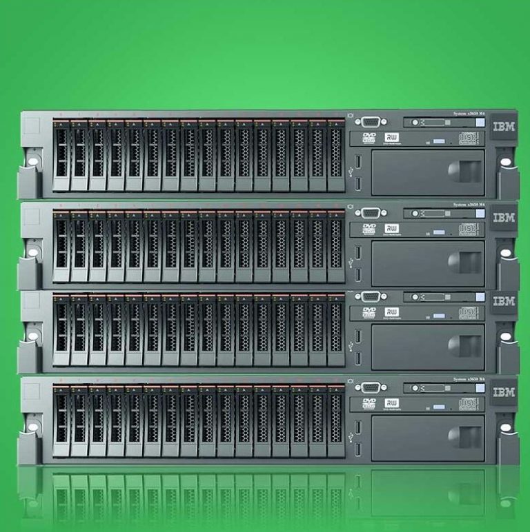 Ibm system two way rack server